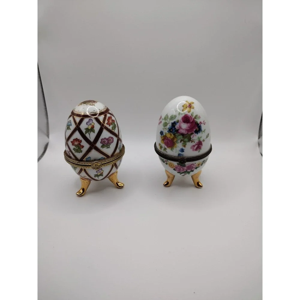 Lot of 2 - Footed Porcelain 4